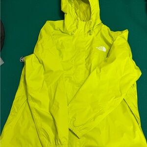 The North Face Kids Neon Yellow Raincoat